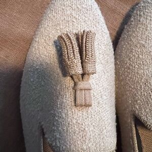 Rothy's NWOT Cream Loafers with Tassel Detail Size 6